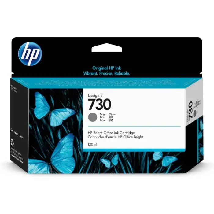 Hp 730-P2V66A Gri Orjinal Kartuş - 1