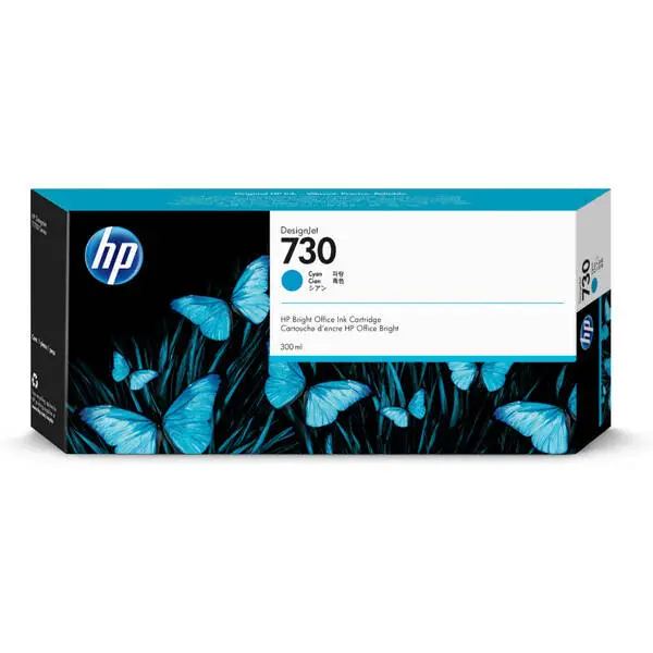 Hp 730-P2V68A Mavi Orjinal Kartuş Yüksek Kapasiteli - 1