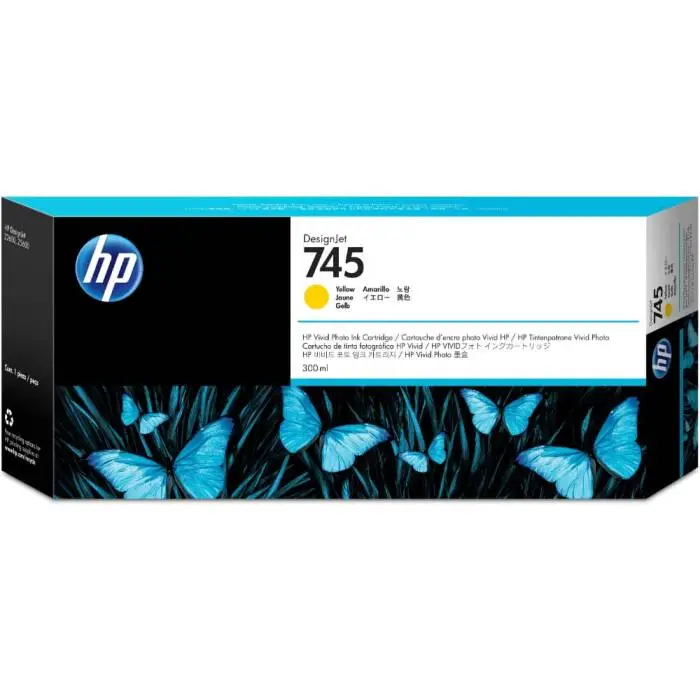 Hp 745-F9K02A Sarı Orjinal Kartuş Yüksek Kapasiteli - 1