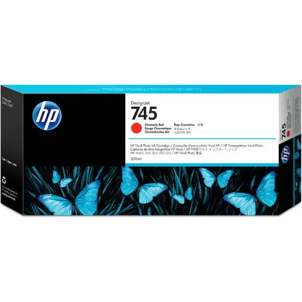 Hp 745-F9K06A Kromatik Kırmızı Orjinal Kartuş - 1