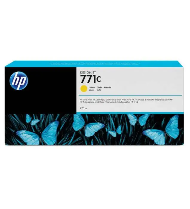 Hp 771c-B6Y10A Sarı Orjinal Kartuş - 1