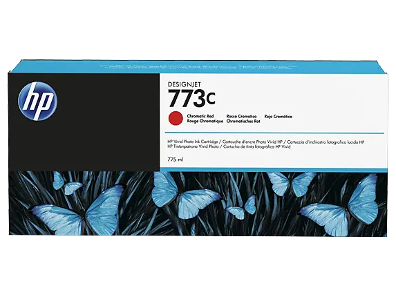 Hp 773c-C1Q38A Kromatik Kırmızı Orjinal Kartuş - 1