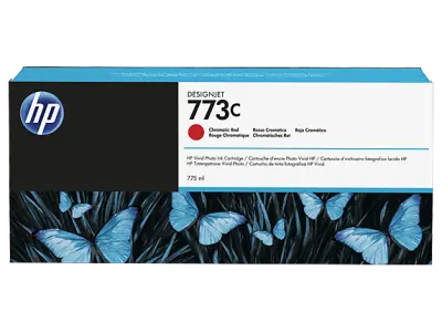 Hp 773c-C1Q39A Kırmızı Orjinal Kartuş - 1