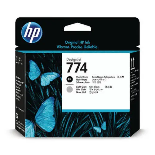 HP 774 P2W00A Foto Siyah-Açık Gri Baskı Kafası - 1