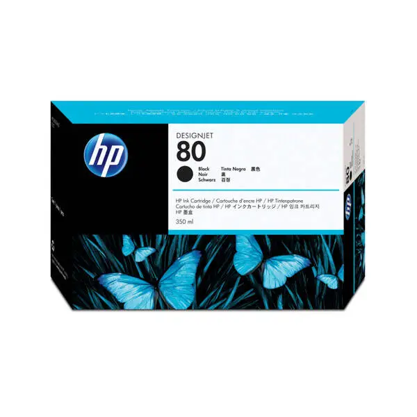 Hp 80-C4871A Siyah Orjinal Kartuş - 1
