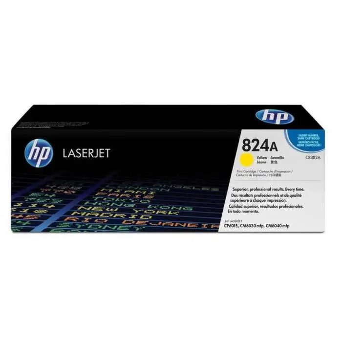 Hp 824A-CB382A Orjinal Sarı Toner - 1