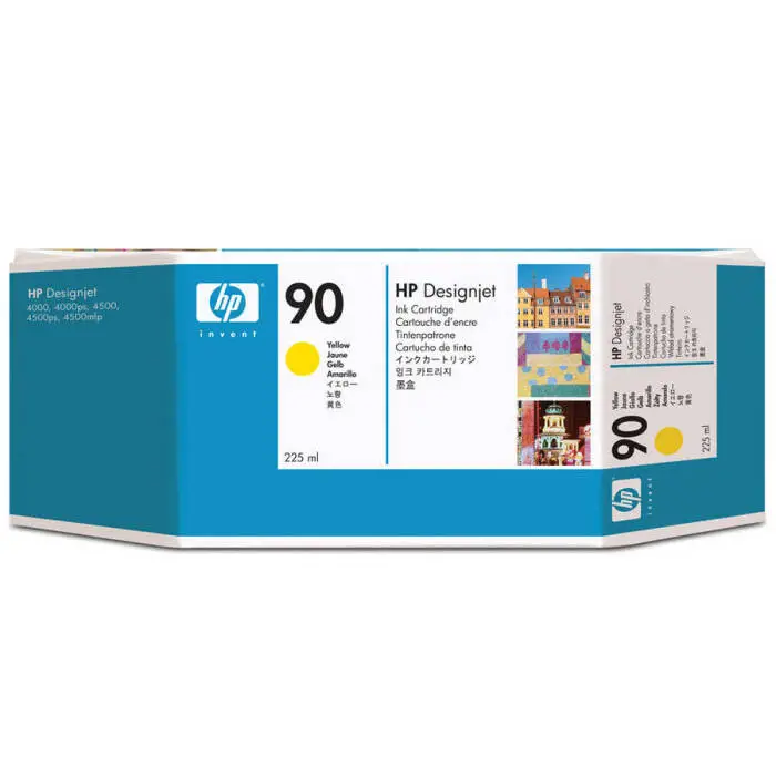 HP 90 C5064A Sarı Orjinal Kartuş - 1