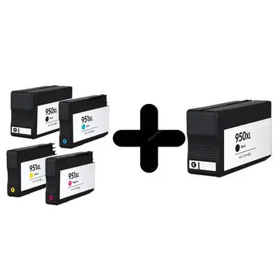 Hp 950XL/951XL + 950XL Muadil Kartuş Paketi - 2