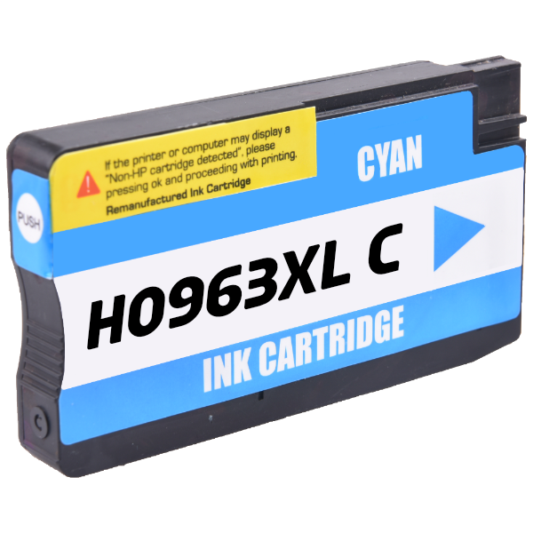 Hp 963XL-3JA27AE Mavi Muadil Kartuş Yüksek Kapasiteli - 2