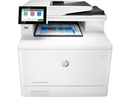 Hp - HP Color LaserJet Enterprise MFP M480f + Tarayıcı + Fotokopi + Network + Çok İşlevli Renkli Lazer Yazıcı (3QA55A)