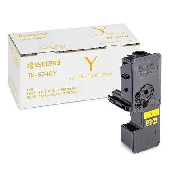 Kyocera Mita TK-5240 Orjinal Sarı Toner - 1