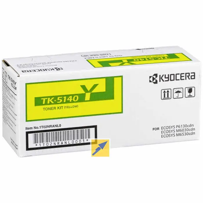 Kyocera TK-5140 Sarı Orjinal Toner - 1