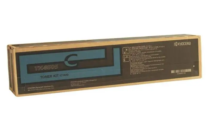 Kyocera TK-8505 Mavi Orjinal Fotokopi Toneri - 1