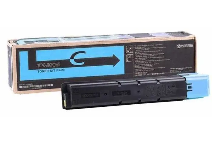 Kyocera TK-8705 Mavi Orjinal Fotokopi Toneri - 1
