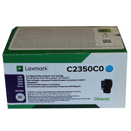 Lexmark C2425-C2350C0 Mavi Orjinal Toner