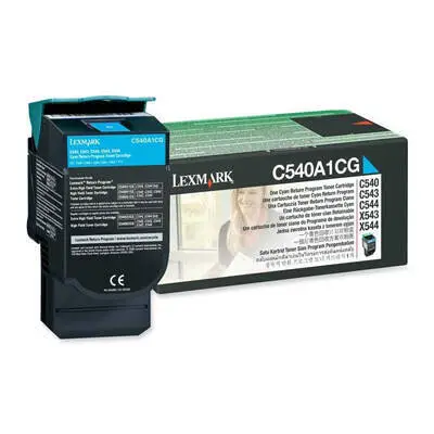 Lexmark C540-C540A1CG Mavi Orjinal Toner - 1
