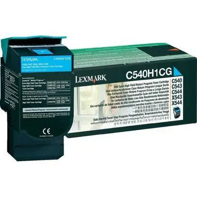 Lexmark C540-C540H1CG Mavi Orjinal Toner - 1