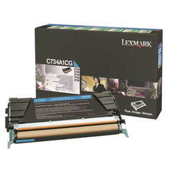 Lexmark - Lexmark C734-C734A1CG Mavi Orjinal Toner