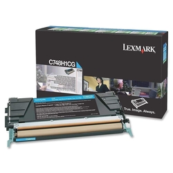 Lexmark - Lexmark C748-C748H1CG Mavi Orjinal Toner Yüksek Kapasiteli