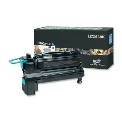 Lexmark C792-C792A1CG Mavi Orjinal Toner - 1