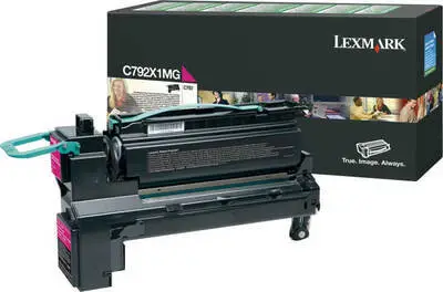 Lexmark C792-C792X1MG Kırmızı Orjinal Toner - 1