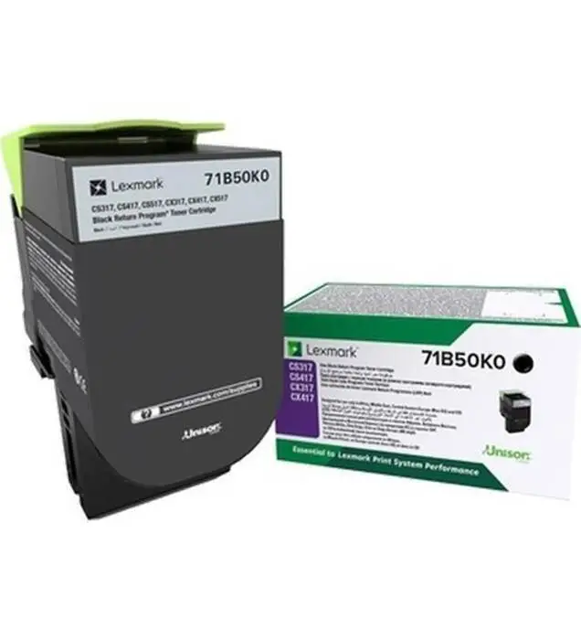 Lexmark CS317/CX317-71B50K0 Siyah Orjinal Toner - 1