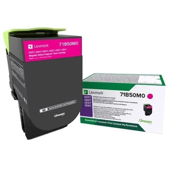 Lexmark CS317/CX317-71B50M0 Kırmızı Orjinal Toner - 1