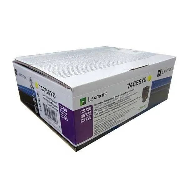 Lexmark CS720-74C5SY0 Sarı Orjinal Toner - 1