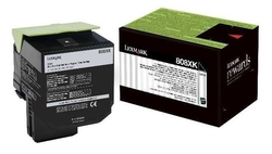 Lexmark - Lexmark CX510-80C8XK0 Siyah Orjinal Toner Extra Yüksek Kapasiteli