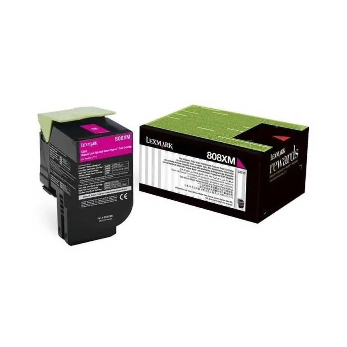 Lexmark CX510-80C8XM0 Kırmızı Orjinal Toner - 1