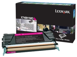 Lexmark - Lexmark X748-X748H1MG Kırmızı Orjinal Toner Yüksek Kapasiteli