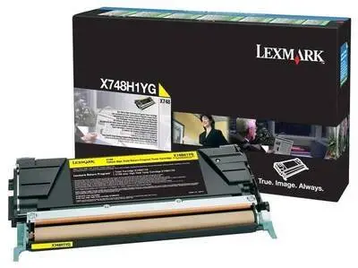Lexmark X748-X748H1YG Sarı Orjinal Toner Yüksek Kapasiteli - 1
