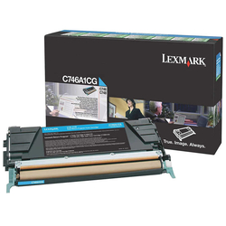 Lexmark - Lexmark C746-C746A1CG Mavi Orjinal Toner