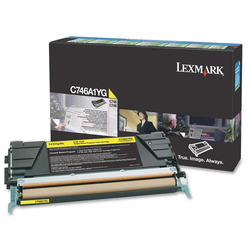 Lexmark - Lexmark C746-C746A1YG Sarı Orjinal Toner