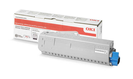 Oki - OKI 47095707 Mavi Orjinal Toner - C824 / C834 / C844