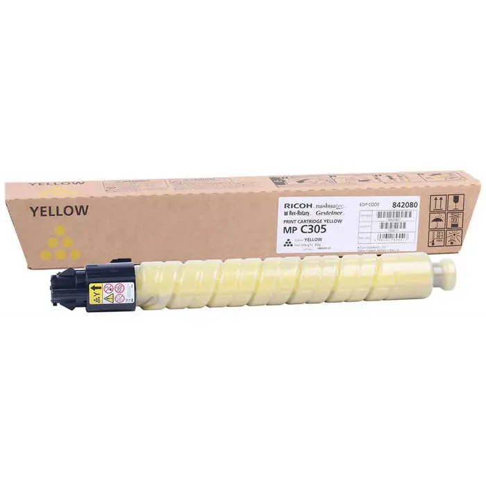 Ricoh Aficio MP-C305 Sarı Orjinal Fotokopi Toneri - 1