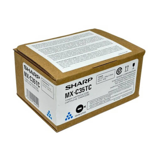 Sharp MX-C35TC Mavi Orjinal Toner - 1