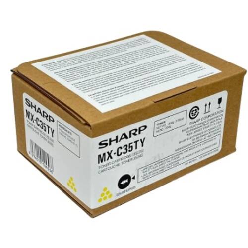 Sharp MX-C35TY Sarı Orjinal Toner - 1
