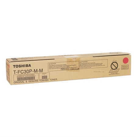 Toshiba - Toshiba T-FC30P-M-M Orjinal Kırmızı Toner E-Studio 2050C-2550C-2051C-2551C