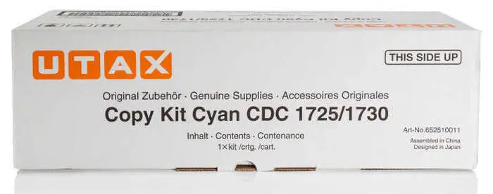 Utax CDC-1725 Mavi Orjinal Fotokopi Toner - 1