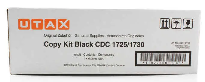 Utax CDC-1725 Siyah Orjinal Fotokopi Toner - 1