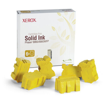 Xerox Phaser 8860-108R00819 Sarı Orjinal Katı Mürekkep 6Lı